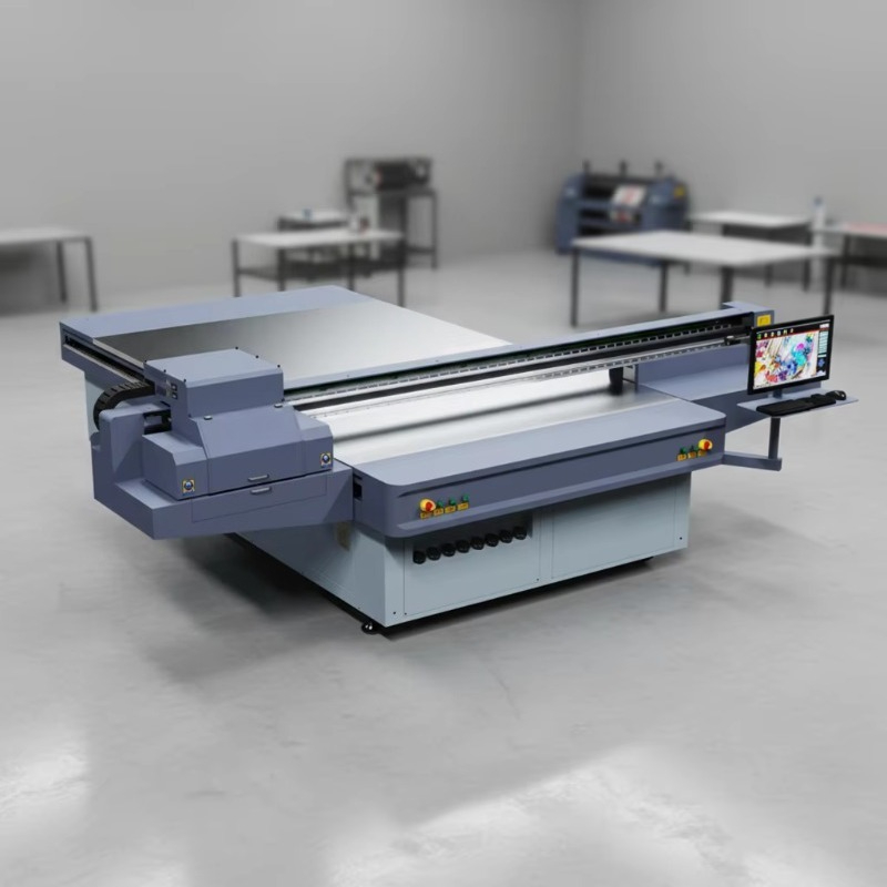 Photo Printer - 自動新型200cm×300cm大型産業用フラットベッドインクジェット写真プリンター 15～80平方メートル/時