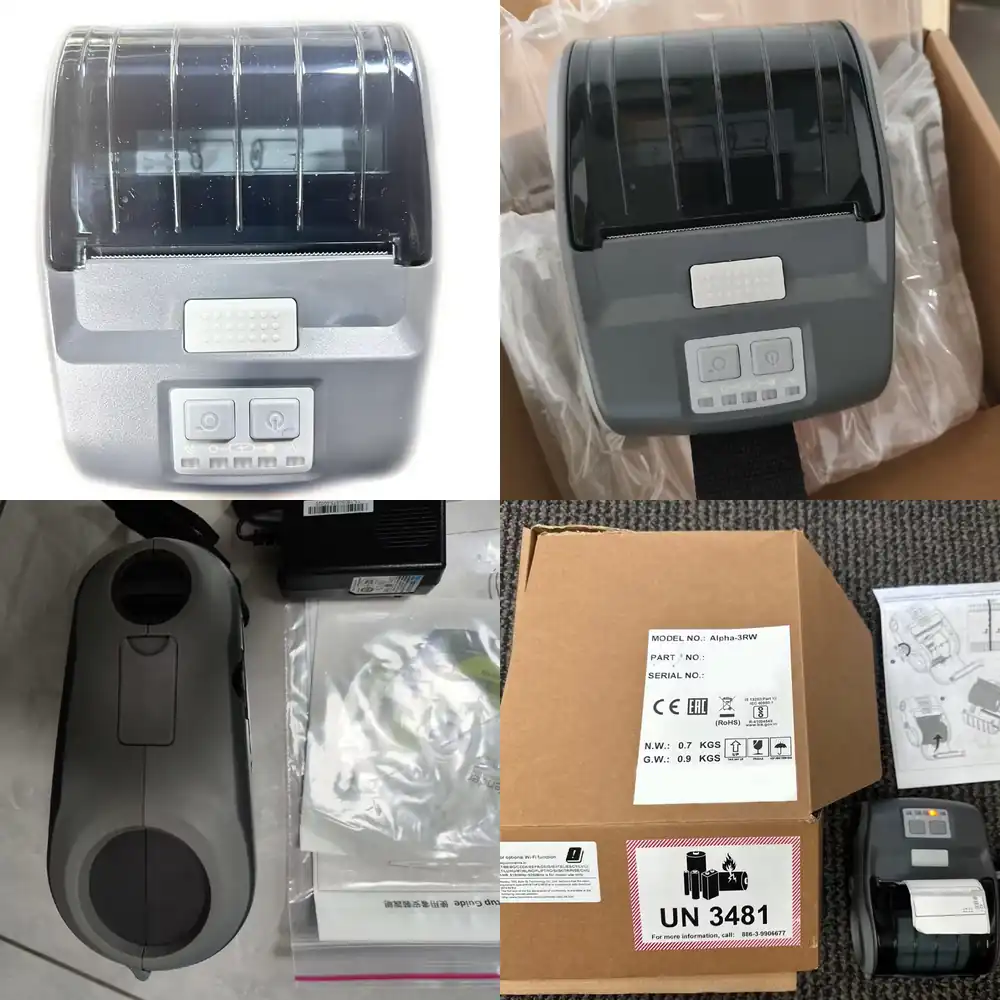 Barcode Printer - 新品純正光学式TSC-30Wポータブルサーマルバーコードプリンター（TSCラベルプリンター対応、配送ラベル対応）