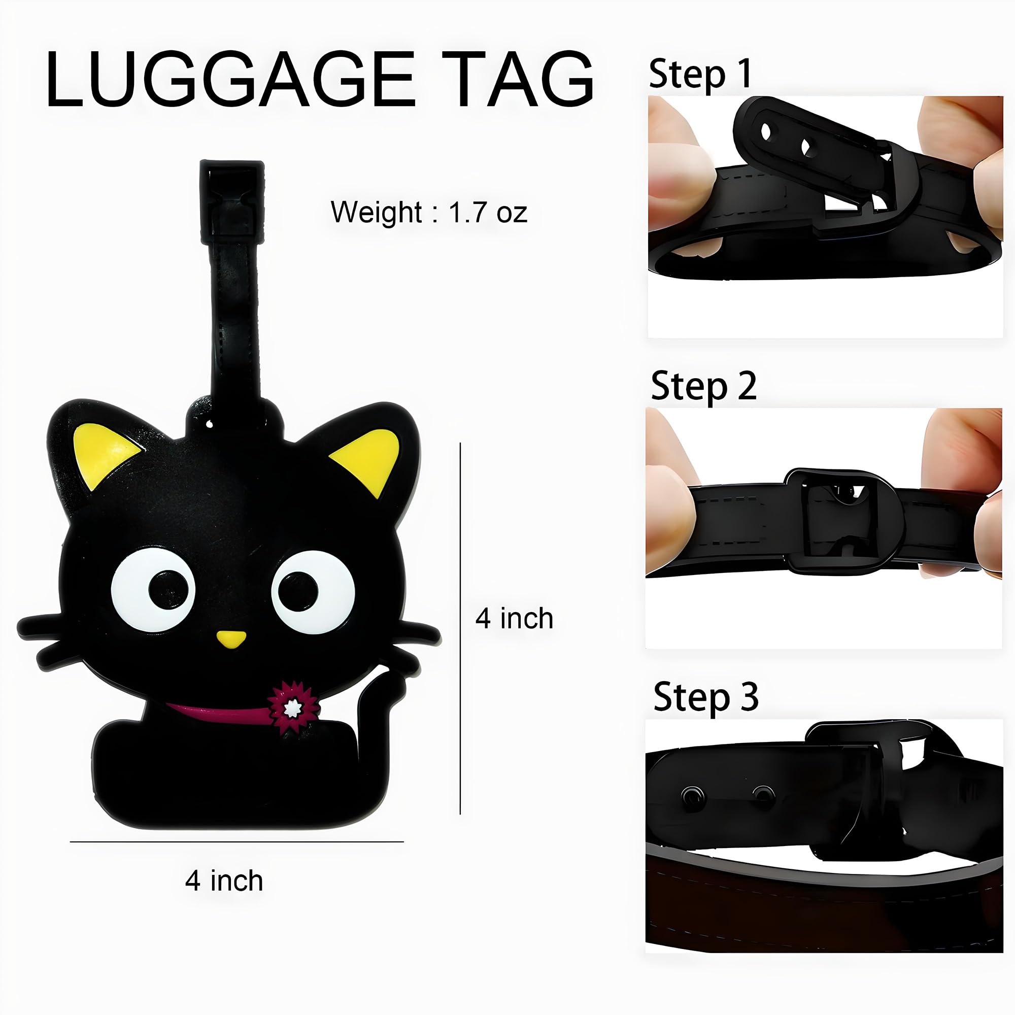かわいい動物の荷物タグ旅行猫犬うんち恐竜スーツケースIDアド - Label Maker のレビューと価格