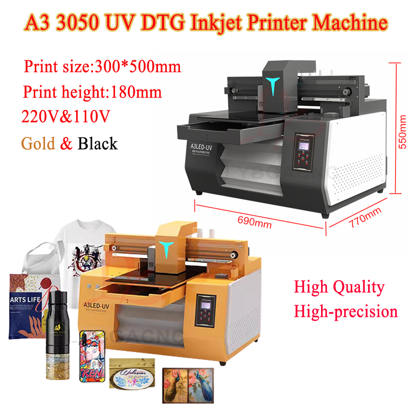 LYBGA UV DTGインクジェットプリンターマシン ゴー - Photo Printer のレビューと価格